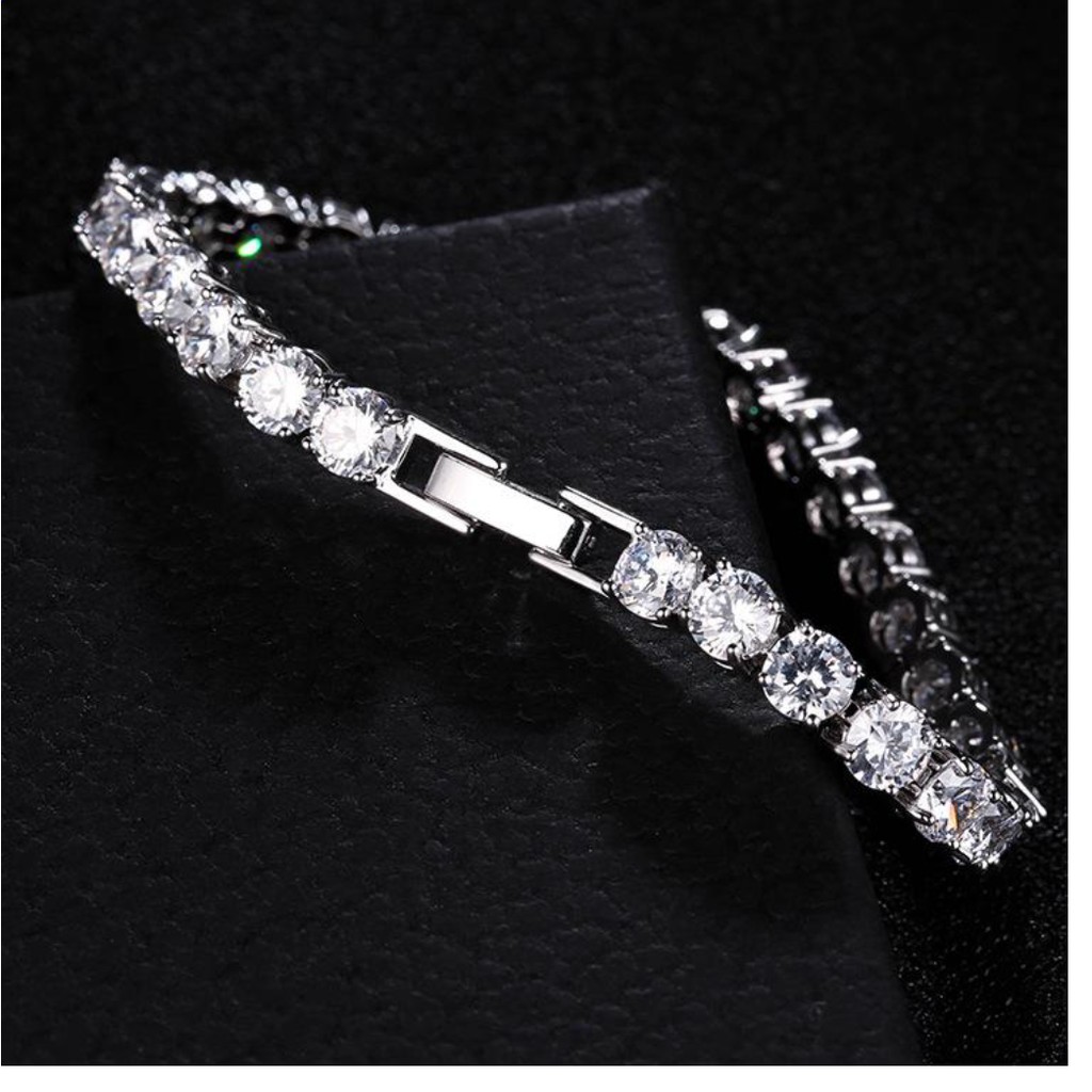 Vòng Tay Zircon Tròn  Sang Trọng Quí Phái HOT 2019  VTZIRCONTRONTRON04
