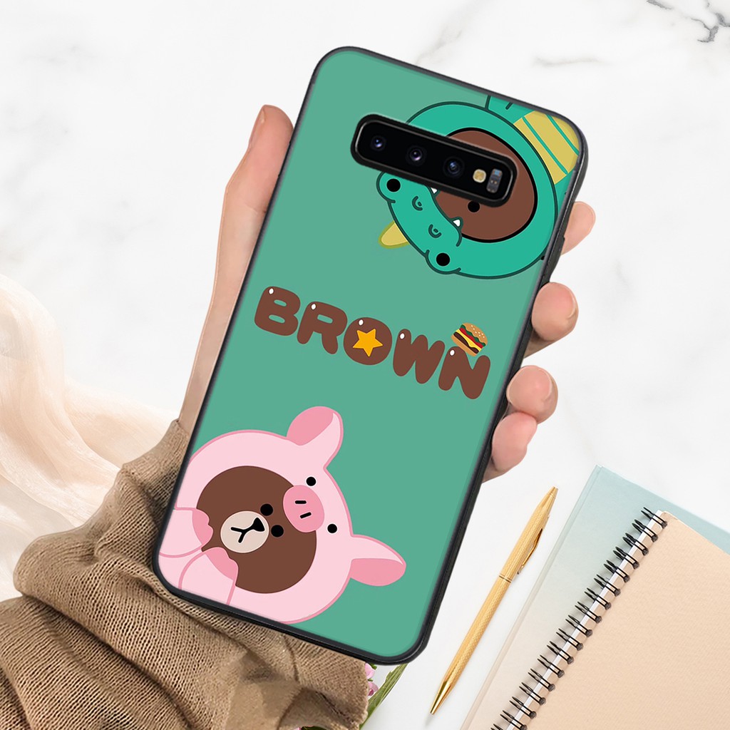 [ỐP SAMSUNG_SIÊU RẺ] ỐP LƯNG SAMSUNG GẤU BROWN VÀ THỎ CONY CUTE |S9-S9 PLUS-S10-S10 PLUS-A01-A11| DOAREMON CASE