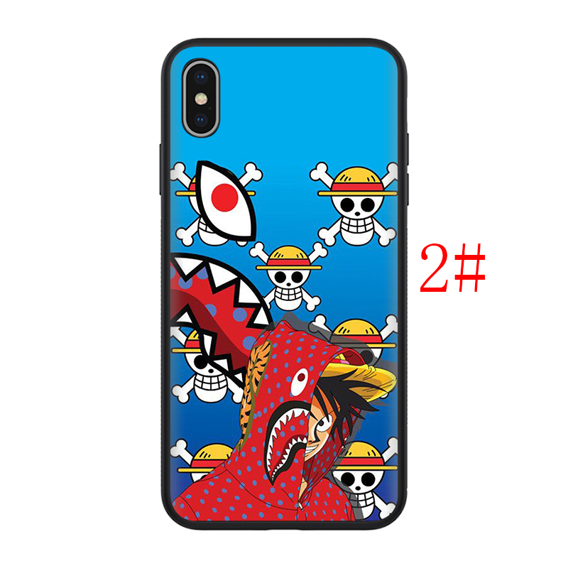 Ốp Lưng Silicone Họa Tiết Hoạt Hình One Piece Thời Trang Cho Iphone 8 7 6s 6 Plus 5 5s Se 2016 2020