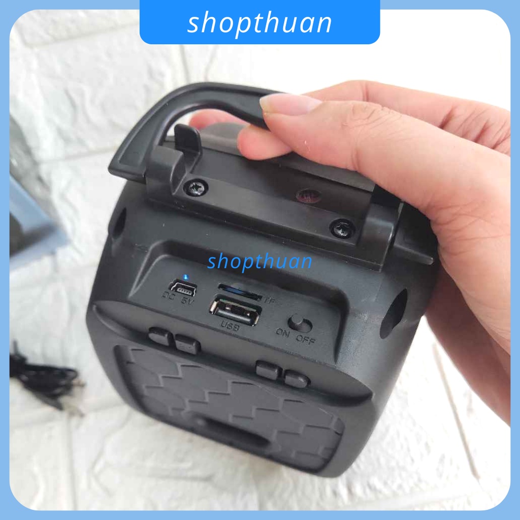 Loa bluetooth Kimiso KMS-1182 công suất 5W,nghe USB, TF, có đèn LED, pin sac 500mAH