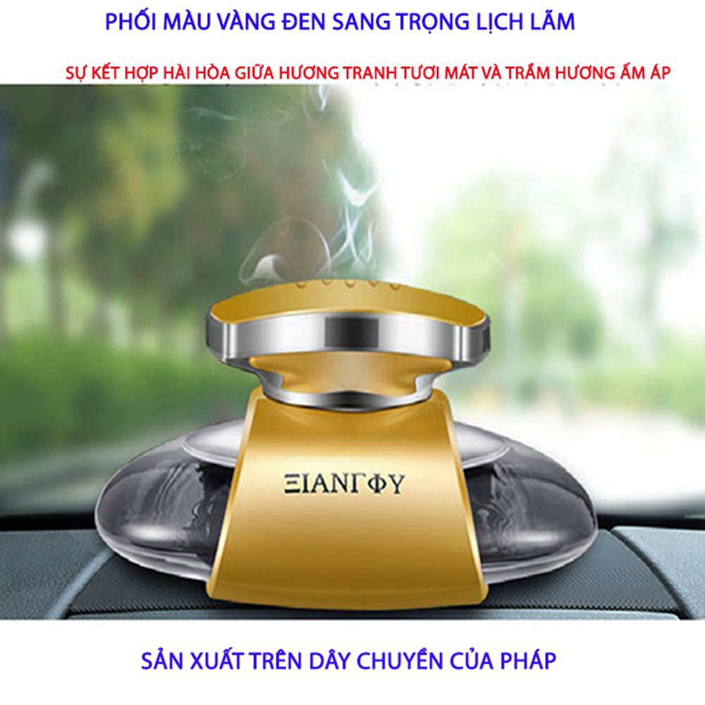 Nước hoa ô tô IIANTOIY tinh dầu xe hơi cao cấp đặt taplo ô tô khử mùi chống say xe chiết xuất hoàn toàn từ thiên