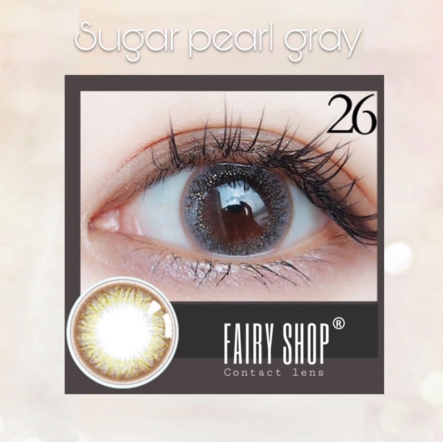 Kính Áp tròng Chic Brown 14.0MM - Kính Áp Tròng FAIRY SHOP CONTACT LENS độ 0 đến 8 Silicone Hydrogel Lens Cho Mắt Thở