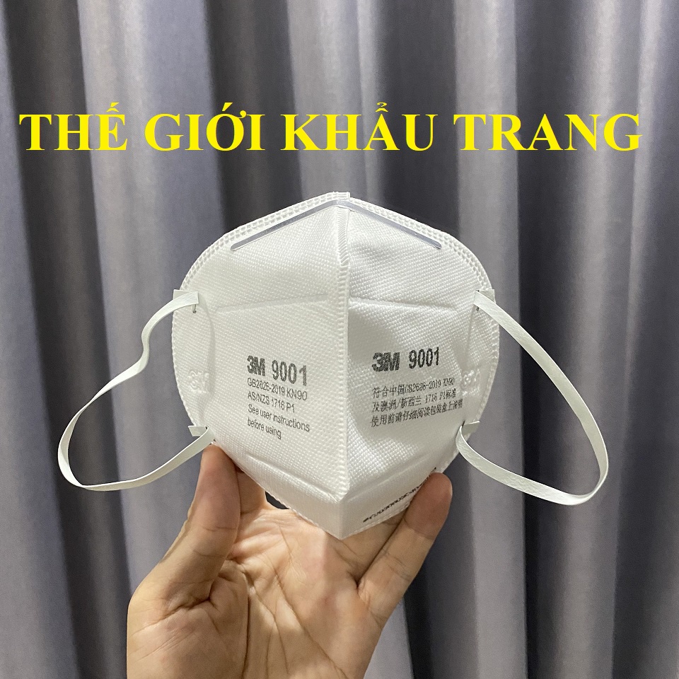 Khẩu trang 3M 9001, chống bụi mịn PM2.5, hàng chính hãng