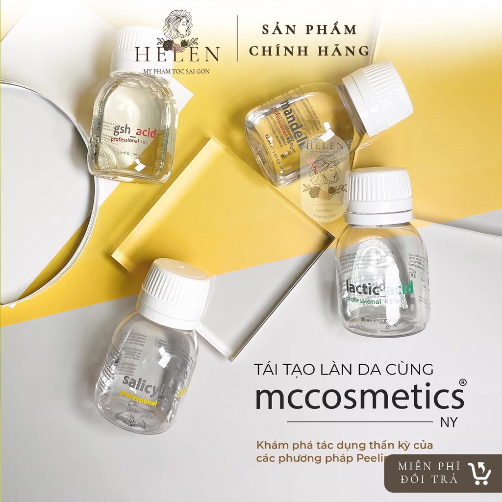 BHA Salicylic Removing MCCM và MCCosmetics 50ml - Peel hóa học dành cho da dầu và mụn