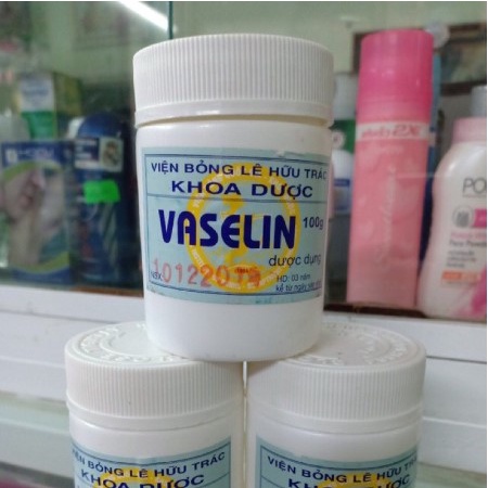 Kem Sáp Nẻ Vaselin Hộp 100g Do Viện Bỏng Quốc Gia Sản Xuất Giúp Da Mịn Màng Cấp Ẩm Chống Khô Ráp