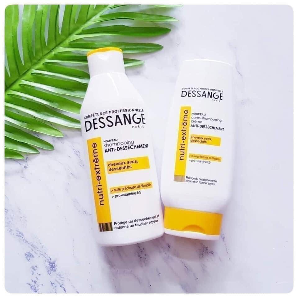 Cặp Dầu Gội Xả Dessange Nutri Extreme Cho Tóc Hư Tổn 250ml + 200ml