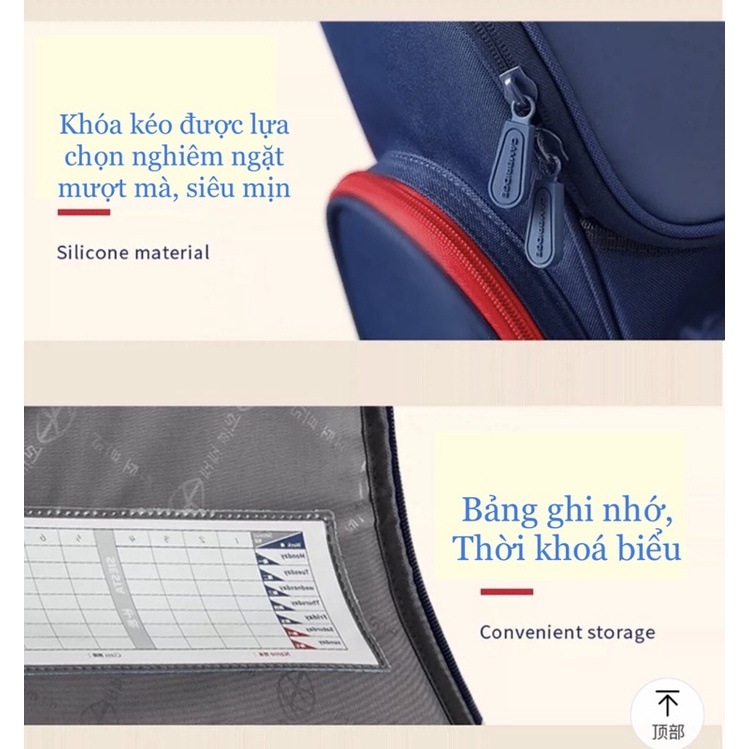 Cặp sách học sinh tiểu học CAMBIRGDE 5