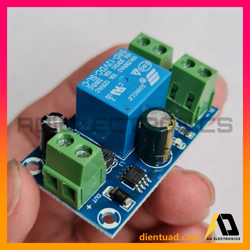 Module Mạch Chuyển Nguồn Tự Động UPS  5V/12V - 48VDC 10A chuyển nguồn dự phòng cho Camera, Wifi khi cúp điện...