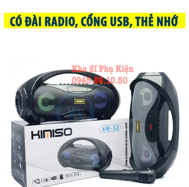  Loa Bluetooth Kimiso KM-S1/S2 Hát Karaoke