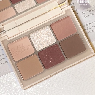 [GLAM COLOUR] Bảng mắt 6 ô Glam Colour (GC123)