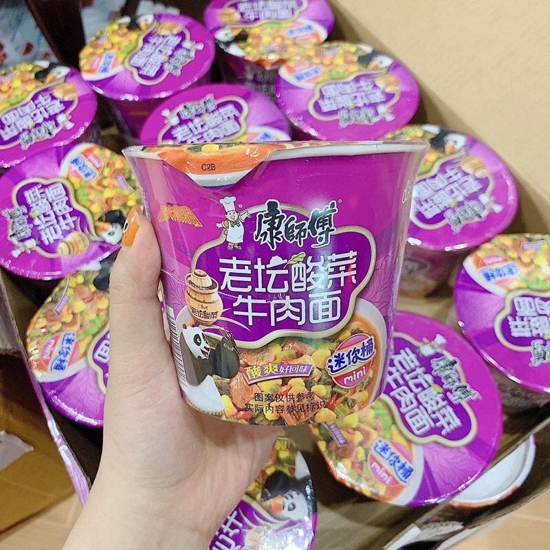 Mì bò dưa chua gấu trúc