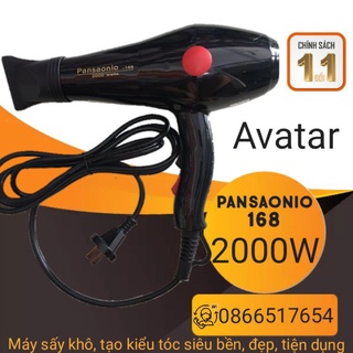 Máy sấy tóc pansaonio-168 2000w siêu bền+đẹp+gió mạnh