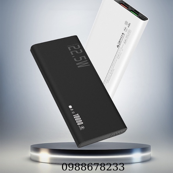 Sạc Dự Phòng Điện Thoại,Pin Dự Phòng 20000mAh Chính Hãng BYZ Sạc Siêu Nhanh Có 2 Cổng USB QC 3.0 Bảo Hành 12 Tháng