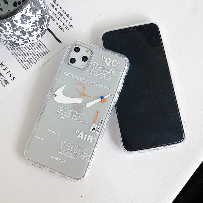 Ốp Lưng Silicon Chống Sốc Off White - I015