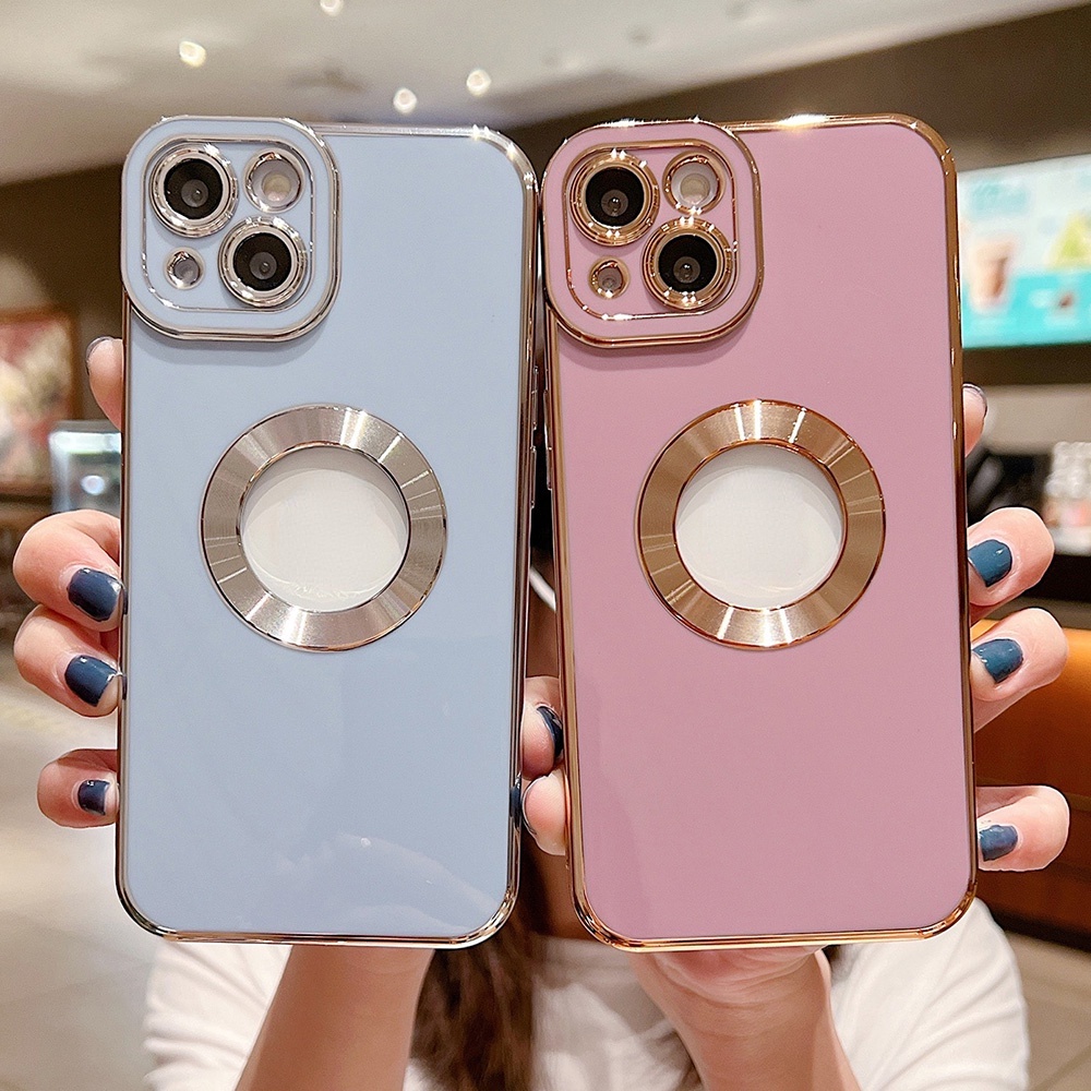 Ốp Điện Thoại Silicon Mềm In Logo Sang Trọng Cho iPhone 13 11 12 Pro Max XR XS Max 7 8 Plus