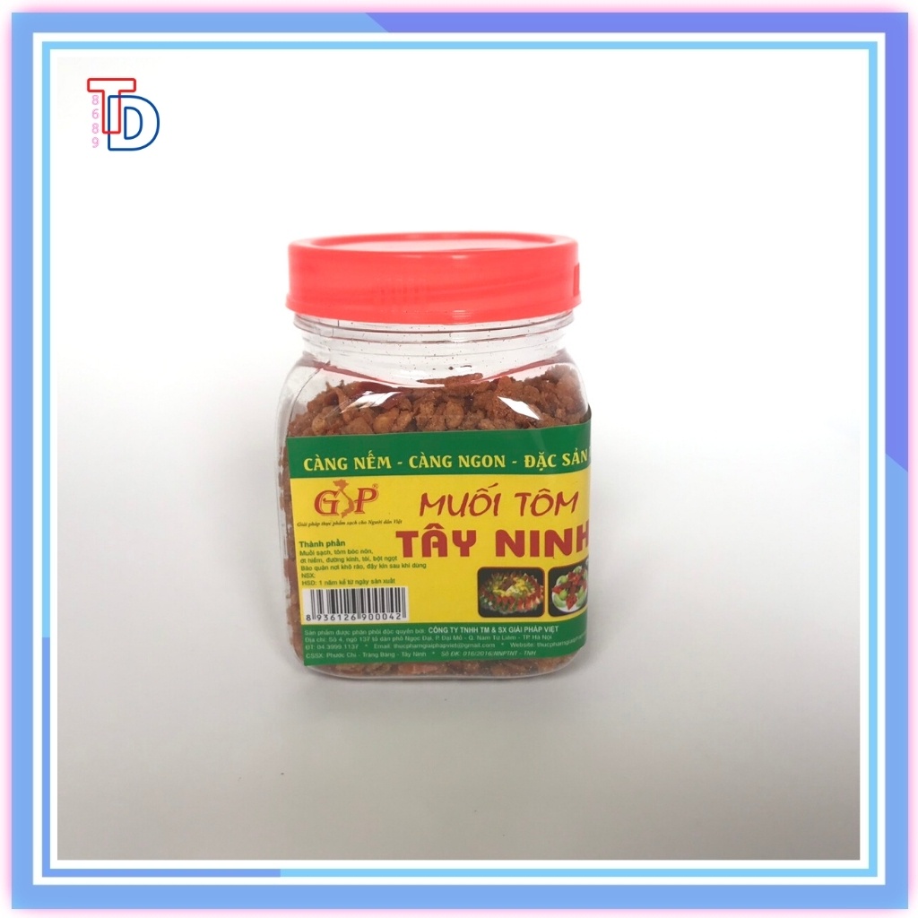 Muối Tôm Tây Ninh Loại 1 Ngon Cay Vừa Hạt To Hộp 100gr