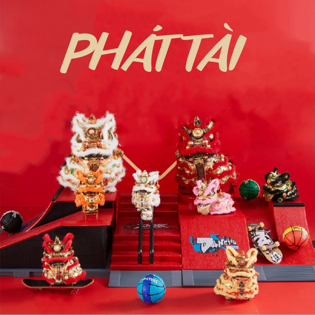 Đồ Chơi Lắp Ráp Mô Hình 3D Bằng Kim Loại Piececool Con Lân Phát Tài