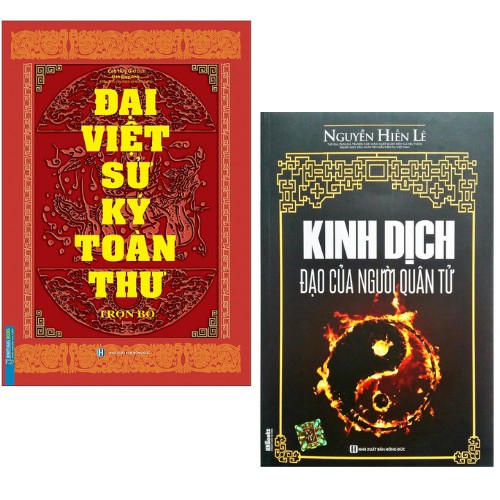 Sách Combo Đại Việt Sử Ký Toàn Thư Trọn Bộ + Kinh Dịch Đạo Của Người Quân Tử