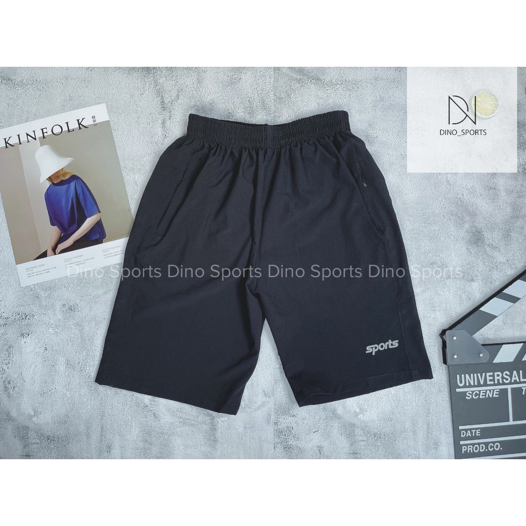 Quần sooc nam DINO SPORTS quần đùi dáng thể thao bóng đá hoạt động thoải mái năng động