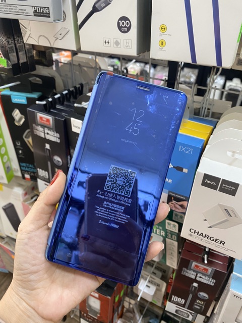 Bao gương/bao da sam sung Note8/Note 8/Note 9/Note9/J7prime/J7 prime/J7pro/J7 pro-Ảnh Thật Shop Tự Chụp