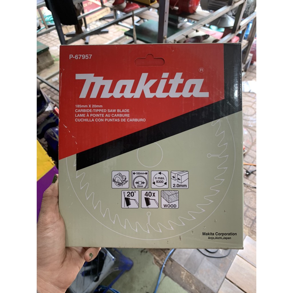 Lưỡi cắt gỗ 185x20mm 40 răng Makita P-67957