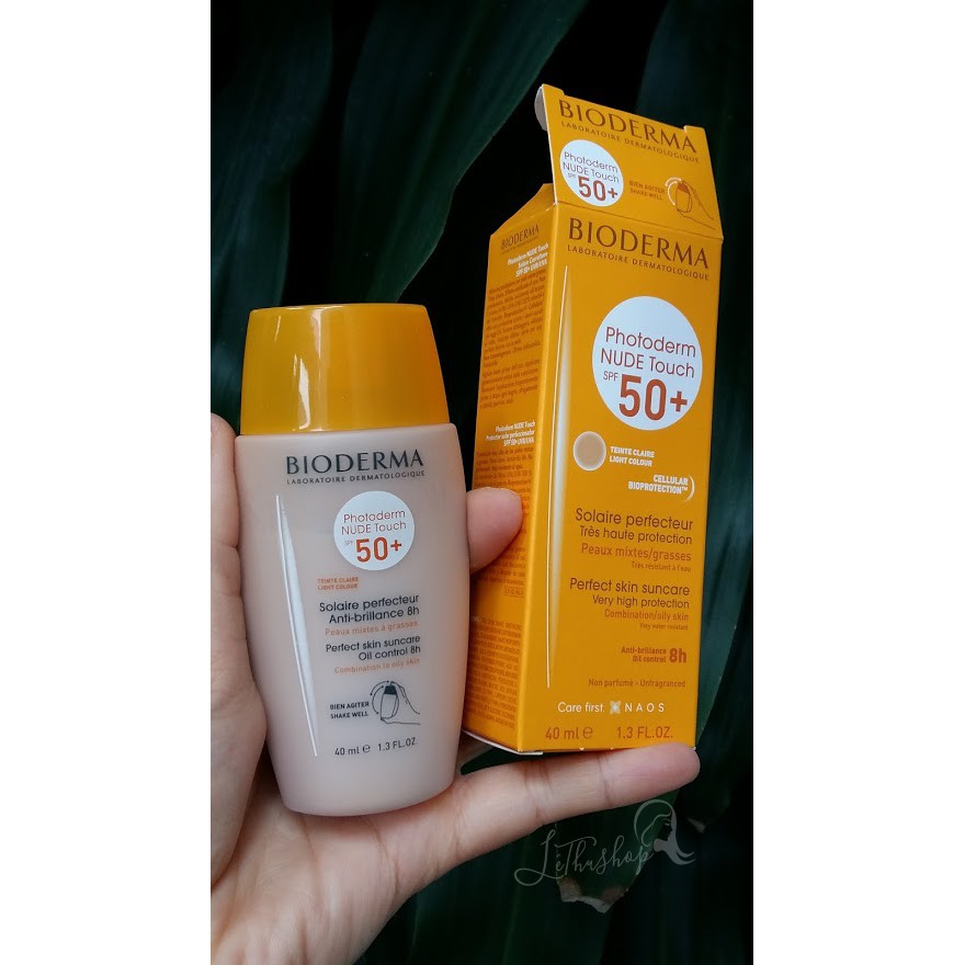 KEM CHỐNG NẮNG VẬT LÝ KIÊM KEM NỀN B.I.ODERMA SPF50  40ml