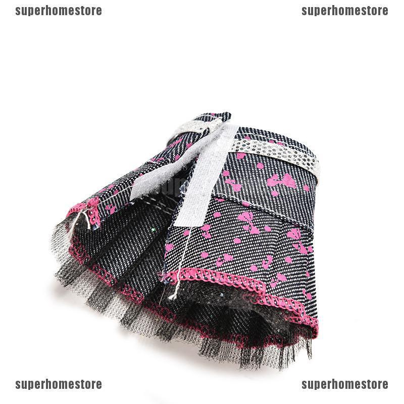 Set chân váy và áo thun thời trang cho búp bê barbies