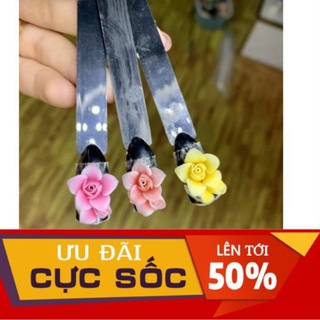 Hồng thanh lý như hình - Hoa bột nail