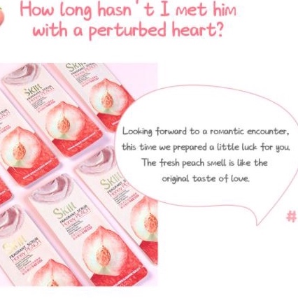 Gói 3g Gel Tẩy Tế Bào Chết Đào Fenyi Skin Honey Peach