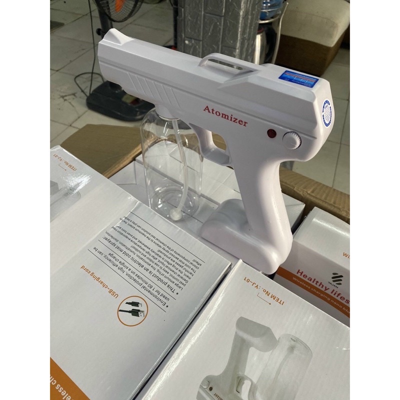 Máy khử khuẩn, súng phun cồn sát khuẩn không dây khử khuẩn cầm tay nano - CN117