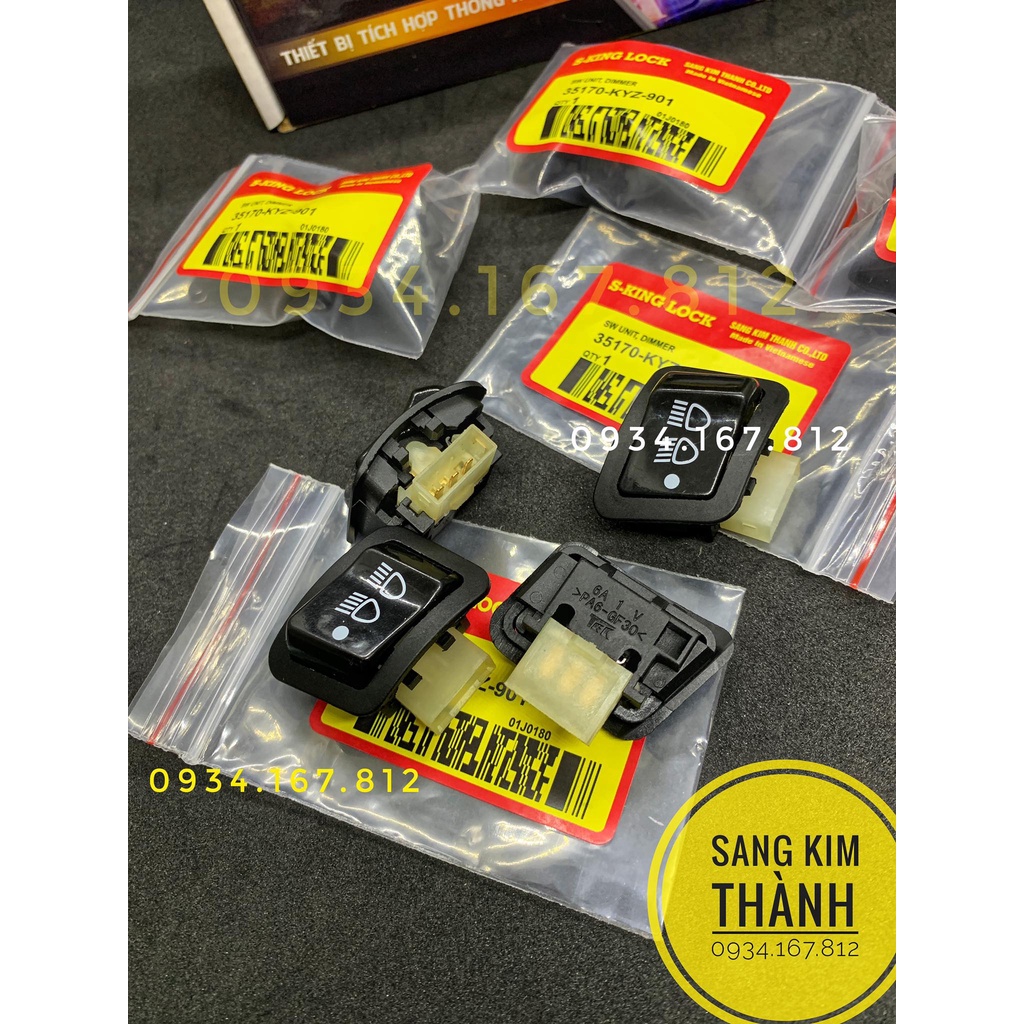 Công tắc tắt đèn xe máy 3 chế độ  Vision / Lead / Wave Alpha / Rsx / Blade - BH 12 THÁNG