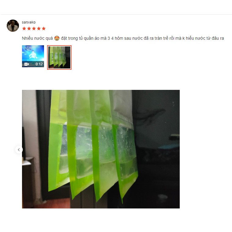 túi hút ẩm tủ quần áo, phòng tắm đa năng E6