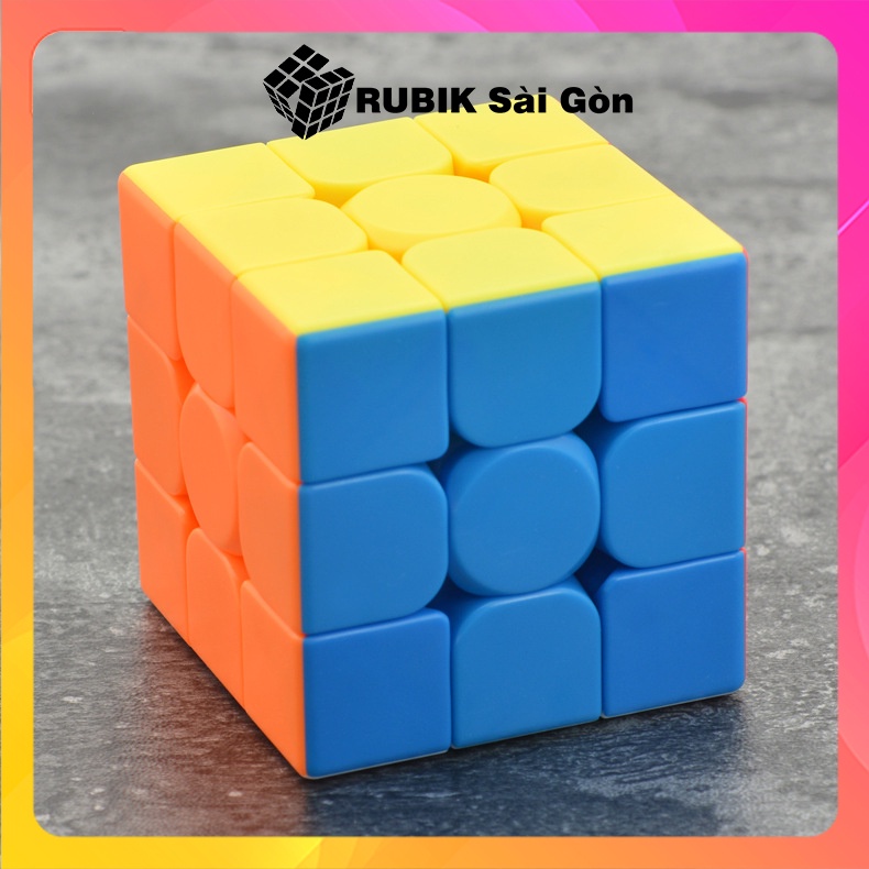 Rubik 3x3 Dễ Chơi Cho Người Mới Moyu Meilong 3 Rubic Stickerless Xoay Trơn Mượt Đẹp Mắt Giá Rẻ