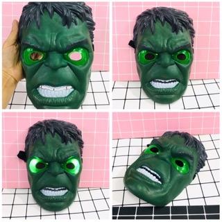 Mặt nạ khổng lồ xanh hulk có đèn hoá trang cosplay