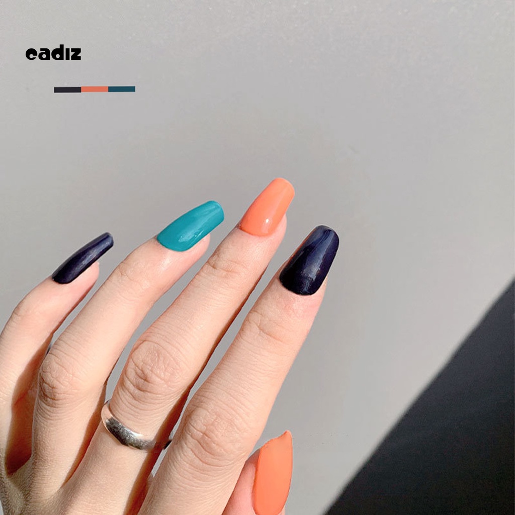 [Hàng mới về] Sơn móng tay dạng gel màu sắc không gây kích ứng lâu trôi cao cấp