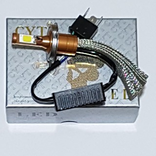 đèn pha led 2 tia cắm thẳng H4