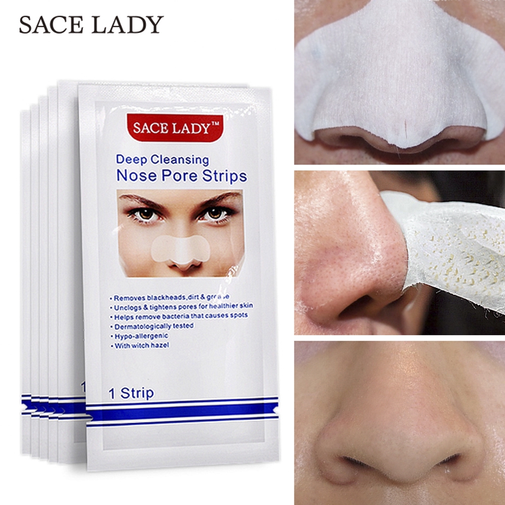 Set 5 Miếng Dán Mũi Lột Mụn Đầu Đen Sace Lady