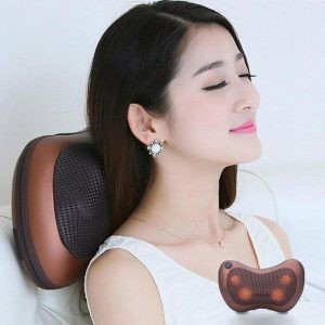 GỐI MASSAGE HỒNG NGOẠI 8 BI NHẬT BẢN