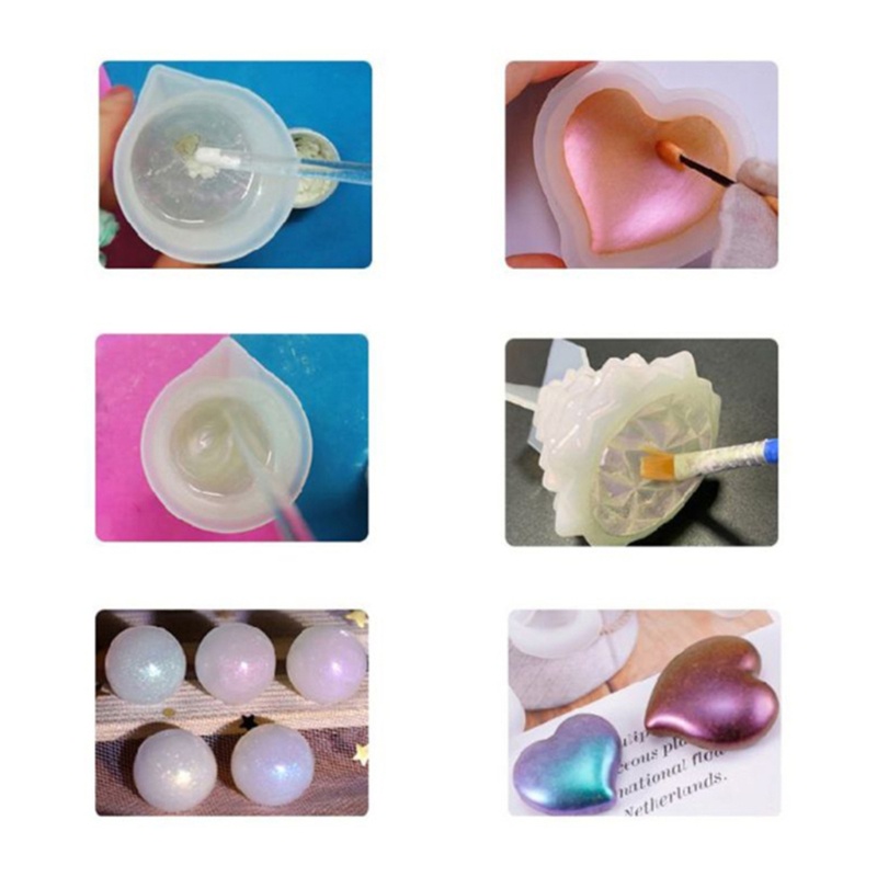 Son Môi Dạng Bột Mica 24 Màu Sắc Tố Ngọc Trai