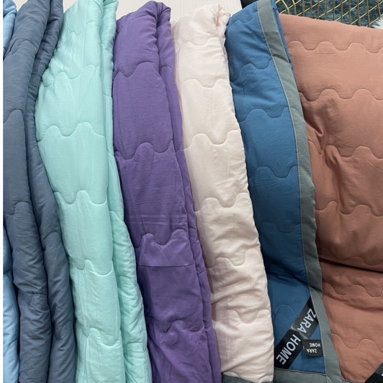 Chăn Hè Đũi Zara Home Siêu Mềm Thoáng hàng loại 1 1,5kg (có túi của hãng) shop KUMO