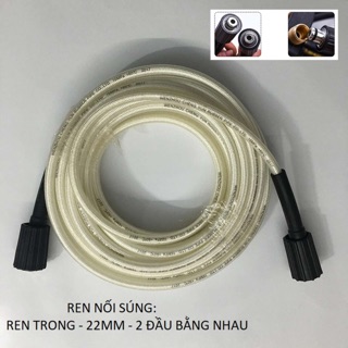20m-Dây Rửa Xe Cao Áp Hai Đầu Bằng