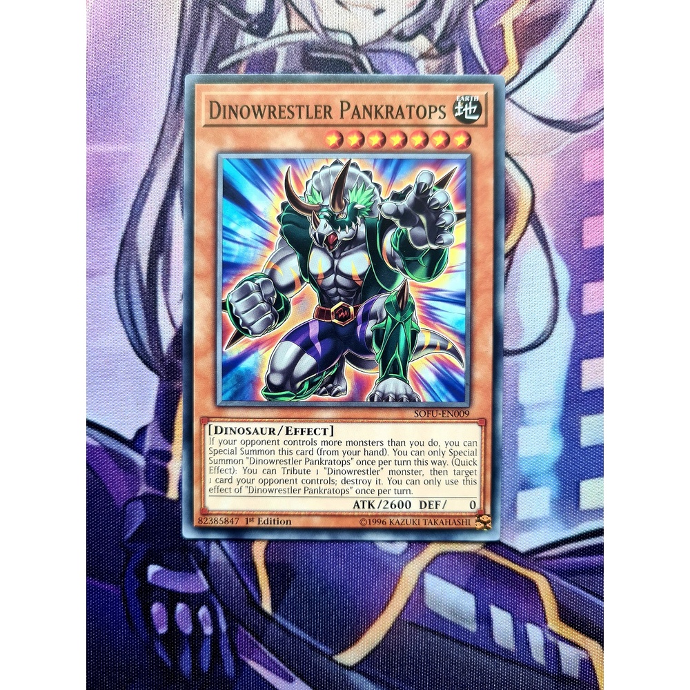 Thẻ Bài Yugioh Monster Dinowrestler Pankratops - SOFU-EN009 - Common 1st Edition