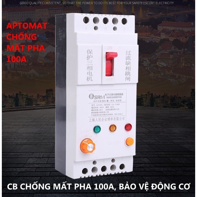 Attomat chống mất pha 100A - CB chống mất pha