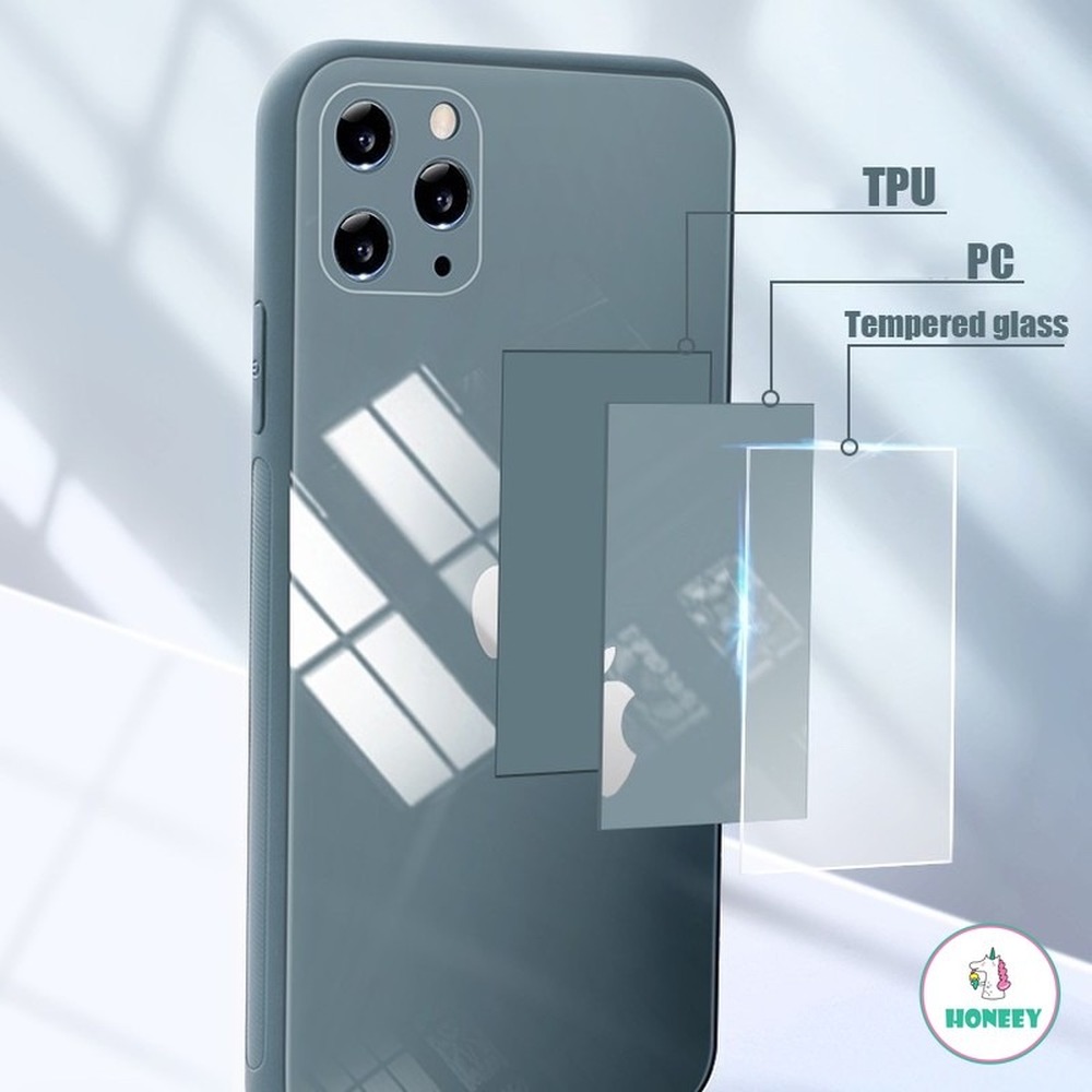 Ốp điện thoại silicon tráng gương mềm có túi khí chống va đập cho Iphone 12 11 Pro Max X Xs Max Xr 8 7 Plus Se 2020