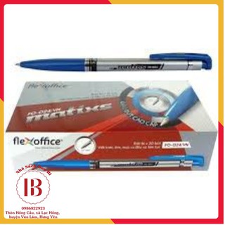 COMBO 10 BÚT BI TL FLEXOFFICE  FO - 024, BÚT CHUẨN HÃNG, VIẾT ÊM SIÊU THÍCH, BÚT KÝ, BÚT VIẾT GIÁO ÁN