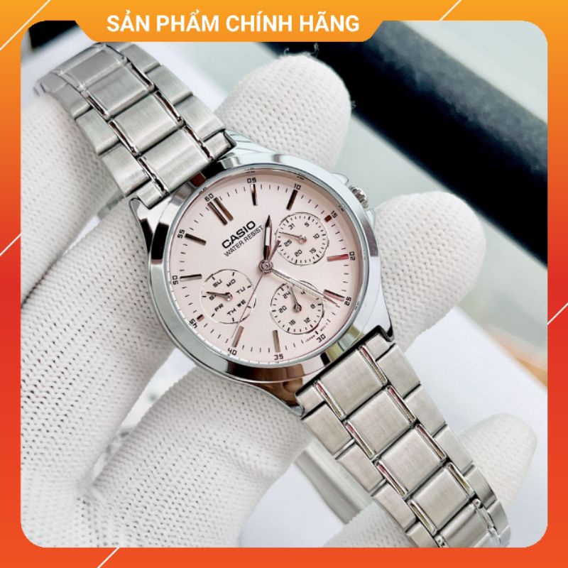 Đồng hồ nữ dây thép chính hãng Casio LTP-V300D