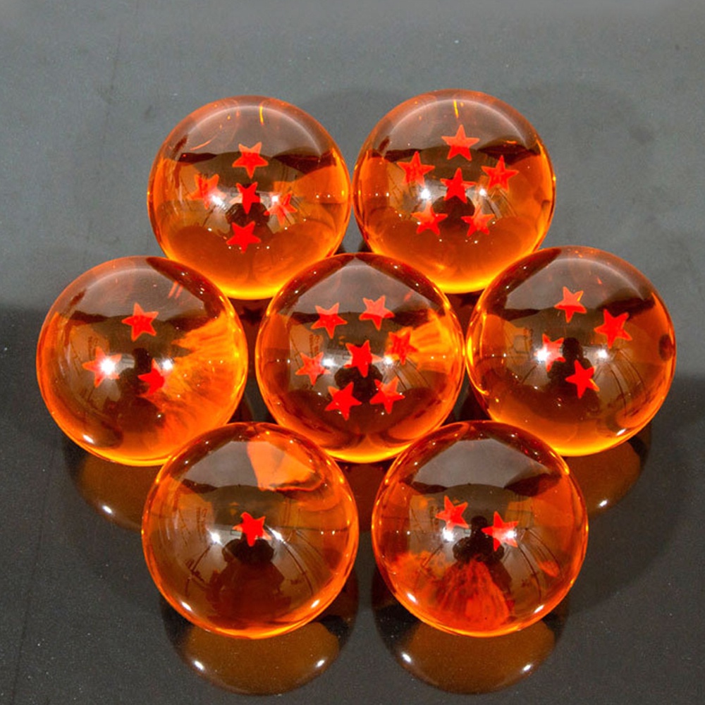 3.5/4.3Cm ngọc rồng 1-7 Ngôi Sao Anime Dragon Ball Quả Cầu Mẫu Màu Vàng và Xanh Dương