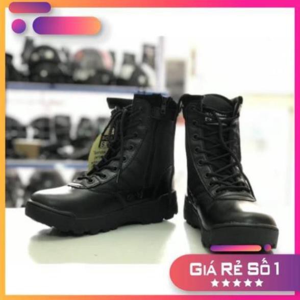 Sale [Sale 3/3] (Sẵn hàng) Giày Swat cao cổ màu đen đi phượt - giày chiến thuật cao cổ Sale 11 -op1 " . | BigBuy360 - bigbuy360.vn