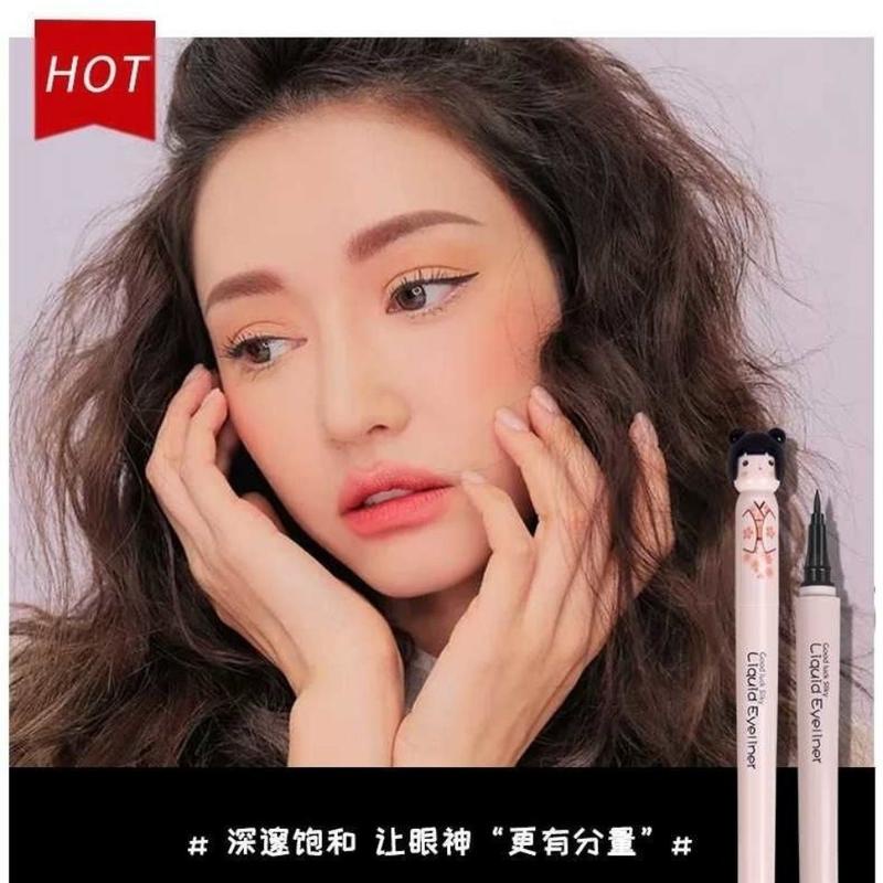 Bút Kẻ Mắt Dạng Lỏng Màu Đen/Nâu Chống Nước Lâu Trôi Mịn Màng Không Lem