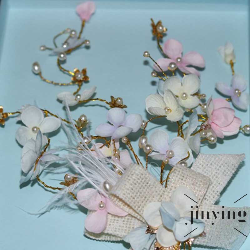 GETNOIVAS Vòng hoa đội đầu handmade xinh xắn cho nữ